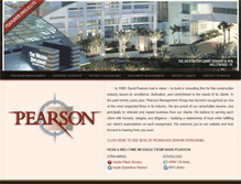 Tablet Screenshot of pearsonmgmt.com